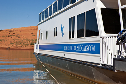 Callville Bay houseboat rentals in a Forever Houseboat